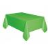 Tablecover Lime Green  in plastic, 137 x 274cm