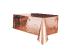 Tablecover Rose Gold Foil in plastic, 137 x 274cm