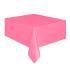 Tablecover hot pink plastic, 137 x 274cm