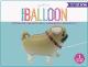 Dog PUGFoil Ballon 56cm, WALKING PET