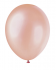 8 pearlized latex balloon rose gold  30 cm