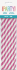 10  Paper   Straws pink striped