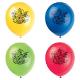 8 balloons Justice League 30 cm   4 colors