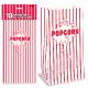 Popcorn Bags red and white   10pces
