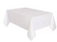 Tablecover white  in plastic, 137 x 274cm