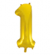 Foil Balloon, 86 cm, number 1 / GOLD